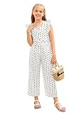 Girls Short Sleeve Shirt Pants Set Casual Ruffle Polka Dots T Shirt Playwear Cute 2 Pieces Outfit Li