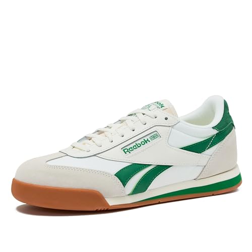 Reebok Unisex Campio XT Mens Sneakers, Chalk/Green/Gum, 9 US