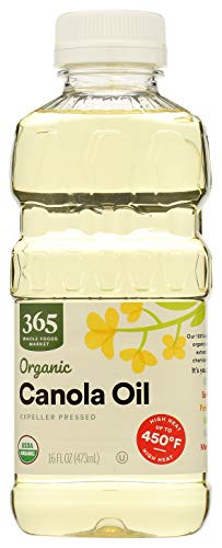 Organic Canola Oil by Whole Foods Market - 16 Fl Oz (365 Brand)