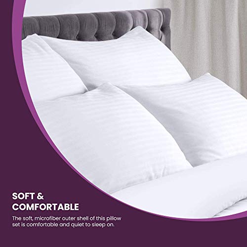 Set 4 Almohadas estándar con material alternativo de plumón miniatura 2