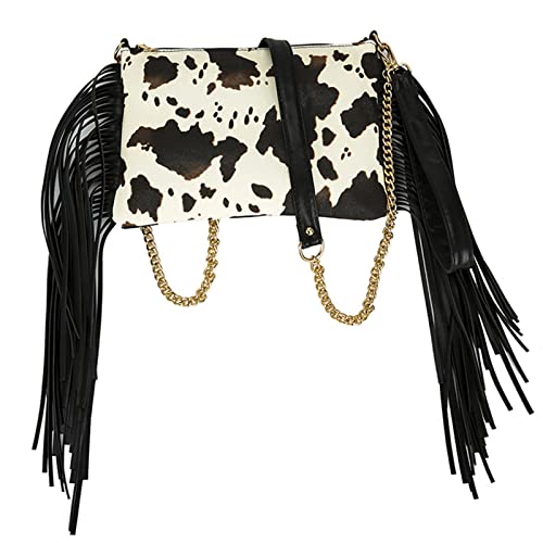 Sac à bandoulière à franges aux finitions délicates et style bohème