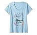 Womens Woman Because I'm Alicia That's Why Name V-Neck T-Shirt