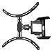 Produktbild Hama TV-Wandhalterung (neigbar, schwenkbar, vollbeweglich für Fernseher von 37 bis 75 Zoll (94 cm bis 191 cm Bildschirmdiagonale), inkl. Fischer Dübel, VESA bis 600x500, max. 45 kg) schwarz