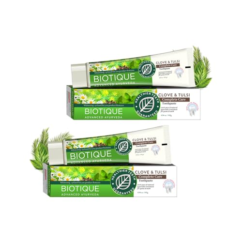 Biotique Micro Clove Action Toothpaste - For Teeth Whitening - 140gm (Pack of 2) Toothpaste (280 g, Pack of 2)