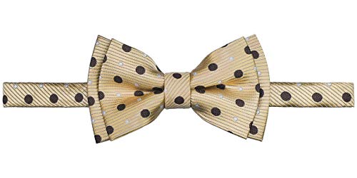 Retreez Chic Preppy Polka Dots Woven Microfiber Pre-tied Boy's Bow Tie