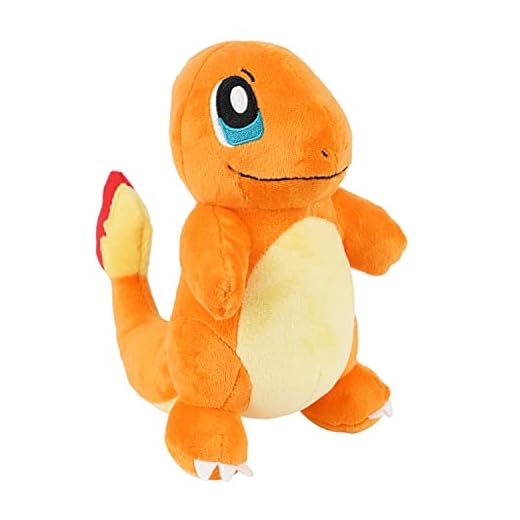 ButterBerry CharmanderPlush Toy, Stuffed Animal Fire Dragon Plush Toy, 8 inch Plushies Best Gifts for Fans Kids Students Birthday Halloween Thanksgiving Christmas.