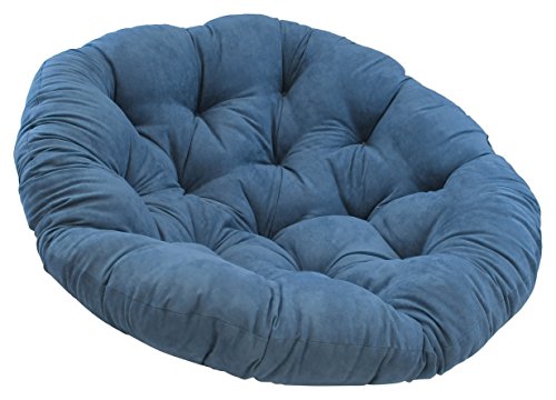 Blazing Needles Microsuede Papasan Cushion, 1 Count (Pack of 1), Indigo