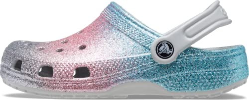 Image of Crocs Classic Shimmer /Multi Clog-(206992-0ZT)-9 Kids UK (C9)