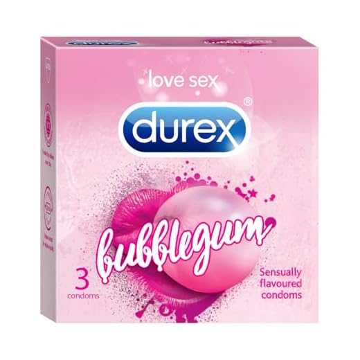 Durex Extra Thin Bubblegum Flavoured Condoms for Men-10s (Pack of 3)