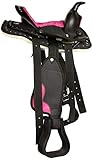 montura vaquera amazona Pony Western Saddle Cwell Equine - Montura de Pony para jóvenes (Unisex, tamaño Grande), Color Rosa