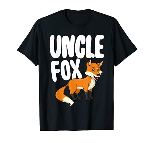 Womens Uncle Fox Funny Tee Shirts Graphic Tees Aunt Gift Camiseta