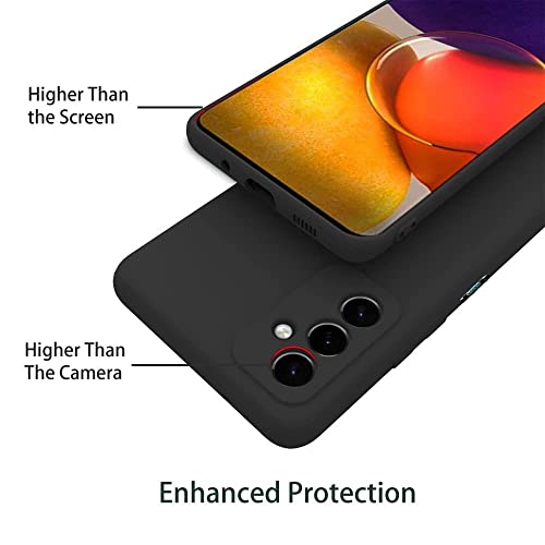 Image of Mobile Back Cover Case for Samsung M52 5G (Silicone Case|CameraProtection|Black SC1510)