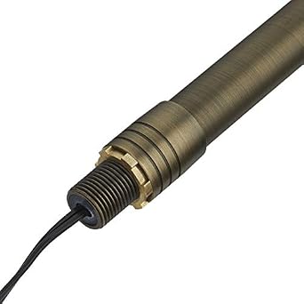 Volt قبعة مسطحة 12 V النحاس البسيطة مسار الضوء (5 الظل، 15 طويل القامة) مع 3 W 2700 K الدافئة الأبيض G4 لمبة Led للإضاءة المناظر الطبيعية الجهد المنخفض على المسار في الهواء الطلق، ممشى، حديقة، درب أو الفناء