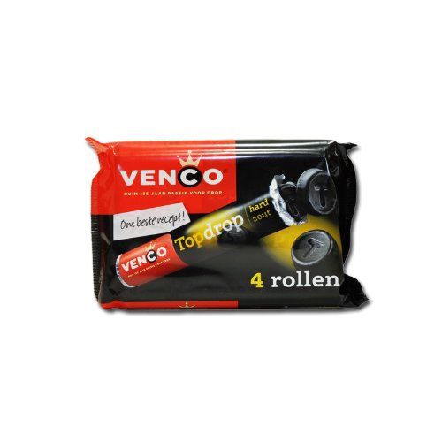 3 X Venco Topdrop 188g- Lakritz Salz - 4 Rollen Cover
