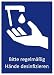 Produktbild 5 Aufkleber "Bitte regelmäßig Hände desinfizieren" Hinweis Schild zur Händedesinfektion und Handhygiene DIN A6 (10,5 x 14,8 cm) (Händedesinfektion)