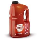 Franks RedHot Original Cayenne Pepper Hot Sauce, 1 gal - One Gallon Bulk Container of Cayenne Pepper Hot Sauce to Add Flavorful Heat to Entrees, Sides, Snacks, and More