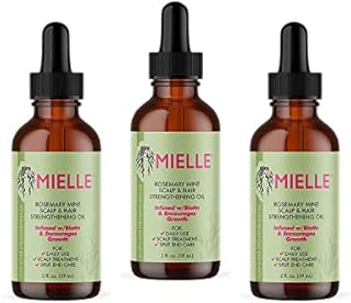 Mielle / rozmaryn miętowy, olejek wzmacniający skórę głowy i włosy, zdrowy wzrost włosów, 59 ml, 3 sztuki