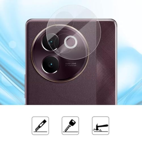 Image of Clear Camera Lens Protector for Vivo V30e - 9H Tempered Glass, Scratch-Resistant Camera Glass Protector