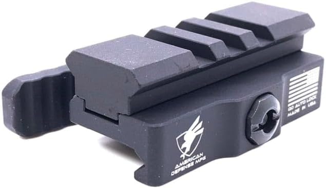 American Defense AD-170-VPG-5LUG TAC R Sporting Optic Mounts, Black, Left/Right