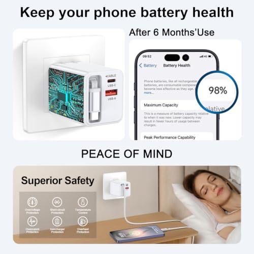 Retractable USB C Charger for Google Pixel 11/11 Pro/11 Pro XL/11 Pro Fold - image 6