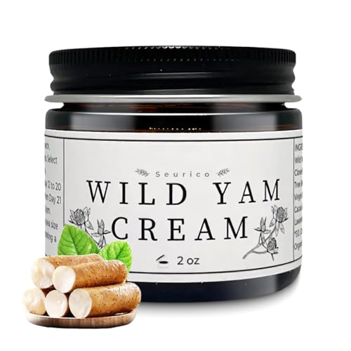 Wild Yam Cream Wild Yam Cream Organic for Hormone Balance Natural Night Sweats for Man & Women Promoting Perimenopause & Menopause Support