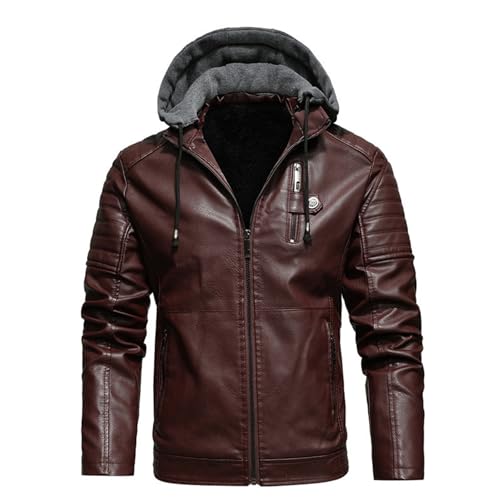 Veste en simili cuir pour hommes pour vos trajets urbains au quotidien