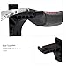 BESPORTBLE 3pairs Rack Portable Recurve Holder Adhesive Backing for Easy Installation Safe Storage Display for Black