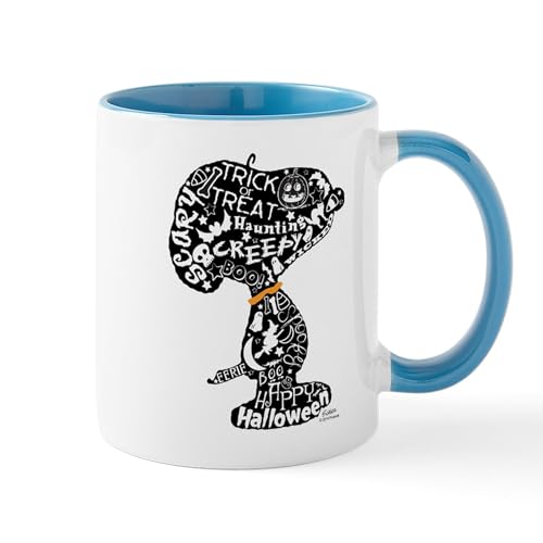 CafePress Halloween Snoopy Collage Mugs 11 oz (325 ml) Ceramic Coffee Mug