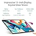 HONOR Pad X8b WiFi Tablet, 11Inch FHD 90Hz Eye Comfort Display, 4GB RAM + 128GB Storage (Expandable up to 2TB), 10100mAh Battery, Quad Speakers, 15W Fast Charging, Metal Body, Space Grey
