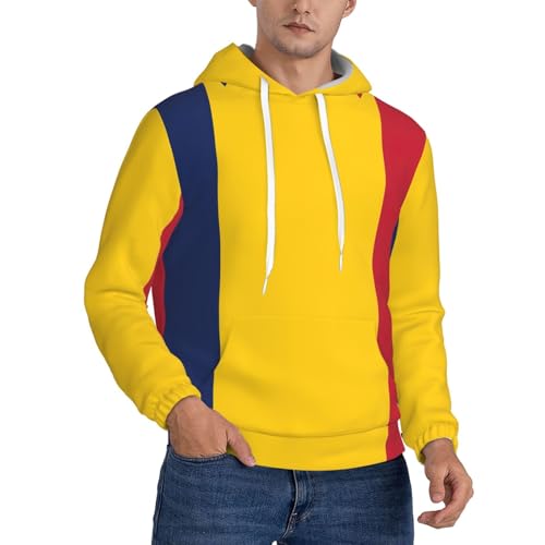 Sweat à capuche drapeau du Tchad homme pour usage quotidien