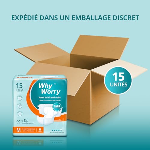 Changes complets incontinence grave taille M pour des nuits sereines.