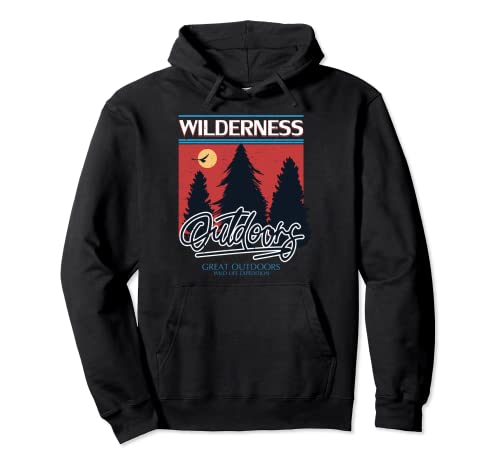 Great Outdoors Wildlife Expedition Wilderness Mountain Sweat à Capuche