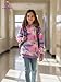 WELAKEN Girls' Printed Hoodie Sweatshirt - Long Sleeve Pullover with Kangaroo Pocket for Everyday Wear