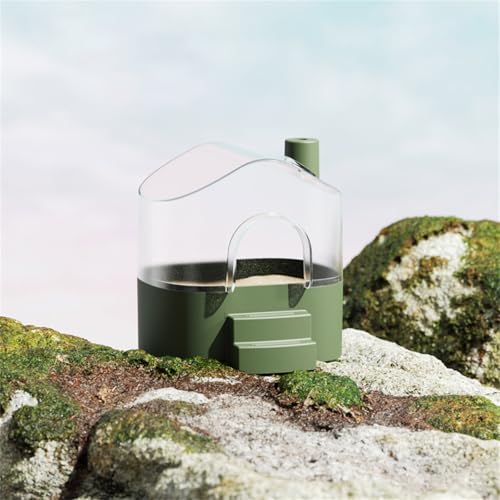Récipient de bain de sable hamster transparent pour rongeurs nains - 5