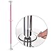 HeyJiaYu Portable 9.25ft Dance Pole Kit Height Adjustment, Silicone Dance Pole, Removable Spinning & Static Dancing Pole Pink
