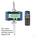 Digital Crane Scale 1500kg 3000lb, Electronic Hanging Scale with LCD Display and Remote Control, Aluminum Alloy Industrial Weighing Scale, Heavy Duty Hoist Scale for Indoor and Outdoor Use