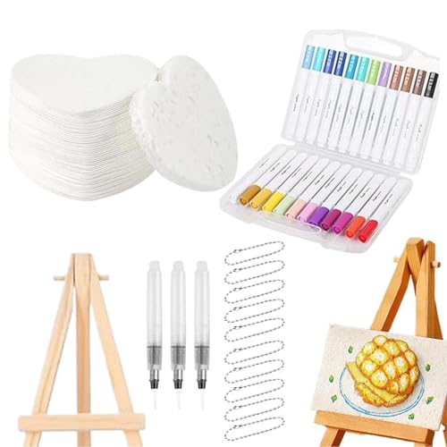 Bolígrafos de pintura hinchados – Bolígrafo de pintura de burbujas | Suministros de arte 3D para pintura de lona esponja para demostraciones familiares festivas niños, escuela, viajes, adultos