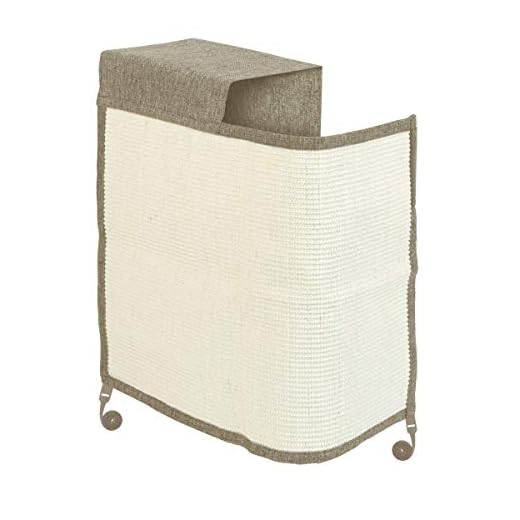 Navaris Rascador para Gatos - Protector para Esquina de sofá o sillón - Afilador de uñas de sisal para Mascotas - para el Lado Derecho en marrón
