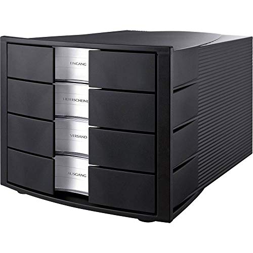 Module de classement HAN robuste à 4 tiroirs fermés noir Import Allemagne - 2