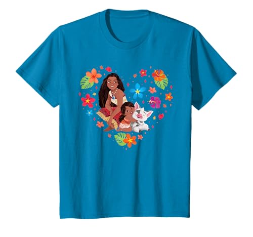 Disney Vaiana 2 Vaiana Simea and Pua Tropical Heart Sisters T-Shirt