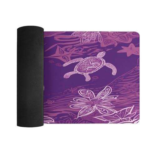 Mouse Pad Grande Hawaii con Tortuga de Mar Púrpura miniatura 3