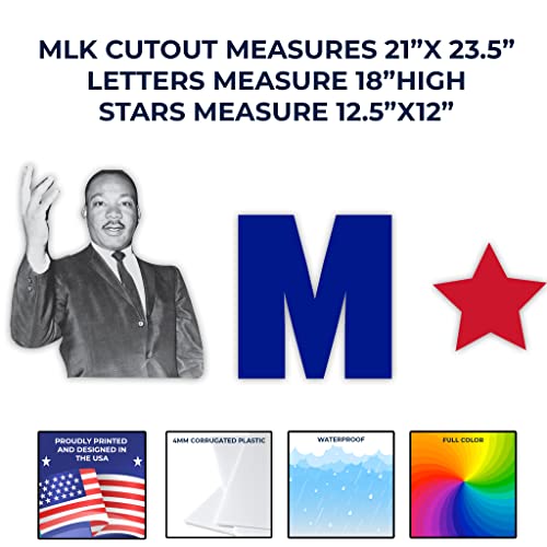 I Have A Dream Yard Decoration -Martin Luther King Jr Lawn Decoration, Mlk Yard Sign With Stakes, 12396 #TOP1