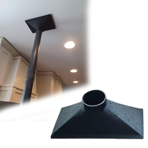 Duct Vacuum Attachment for Shop Vac, HVAC Cleaning Tool Fit Air Vent Duct Cleaner Supply Nozzle(3 inches * 9 inches) (Black)