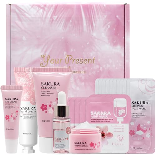 Coffrets De Soins Pour La Peau, Ensemble De Soins De La Peau, Soins Du Visage À Texture Rafraîchissante,Cadeaux de Soins de la Peau, 20 pièces