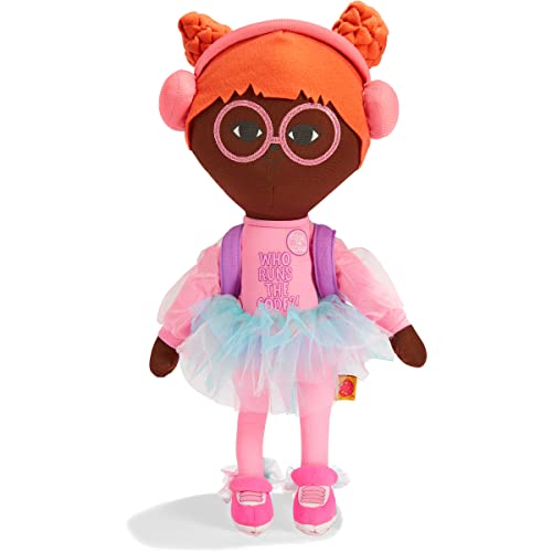 Surprise Powerz Codie The Coder Doll - Soft Plush Educational Toy For Girls Ages 2-5 - Stem Learning Doll - Made W/Real Black Girls Voice, Empowering Plush Doll - Press Hand Speaks 75+ Coder Phrases #TOP1