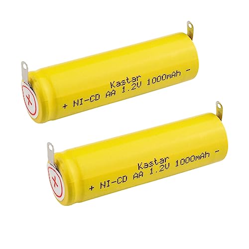 Kastar 2-Pack Battery Replacement for Braun 8585 8590 8595 8970 8975 8985 8990 8995 G7585 G8234 G8235 G8261 G8264 G8265 G8267 G9000 G9000S Dantona RAZOR-17 RAZOR-19 EBR-17 EBR-19 Omega CL511