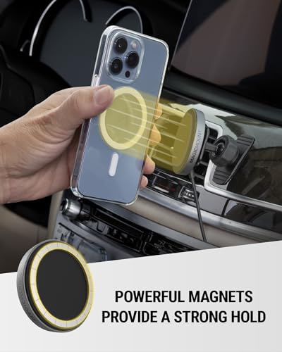 Scosche MagicMount Charge Pro – MagSafe Wireless Car Mount (Dashboard & Vent) — view 7