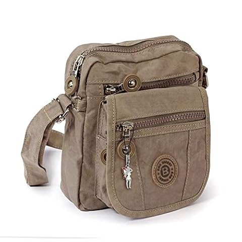 DrachenLeder Damska męska torba na ramię Crossover torba stone Nylon OTJ215L torba na ramię