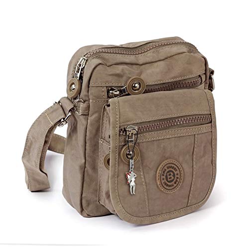 DrachenLeder Damska męska torba na ramię Crossover torba stone Nylon OTJ215L torba na ramię