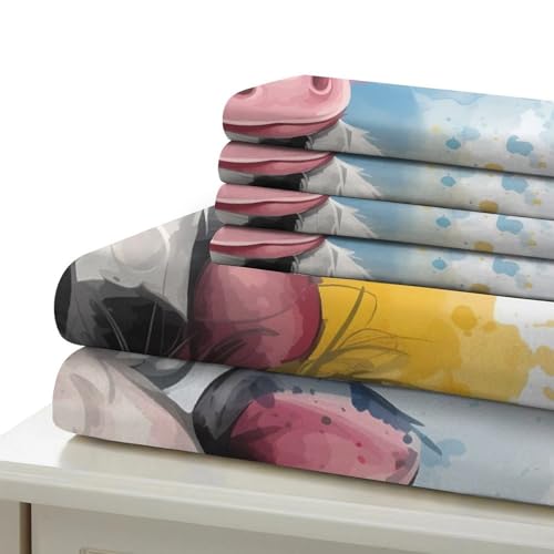 Parure de lit veau 3D en microfibre résistante et ultra douce - 7